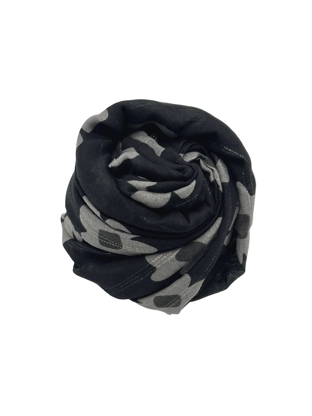 Christmas Gift for Her | Lightweight Autumn Scarf with Gold Shimmer, art. 252304