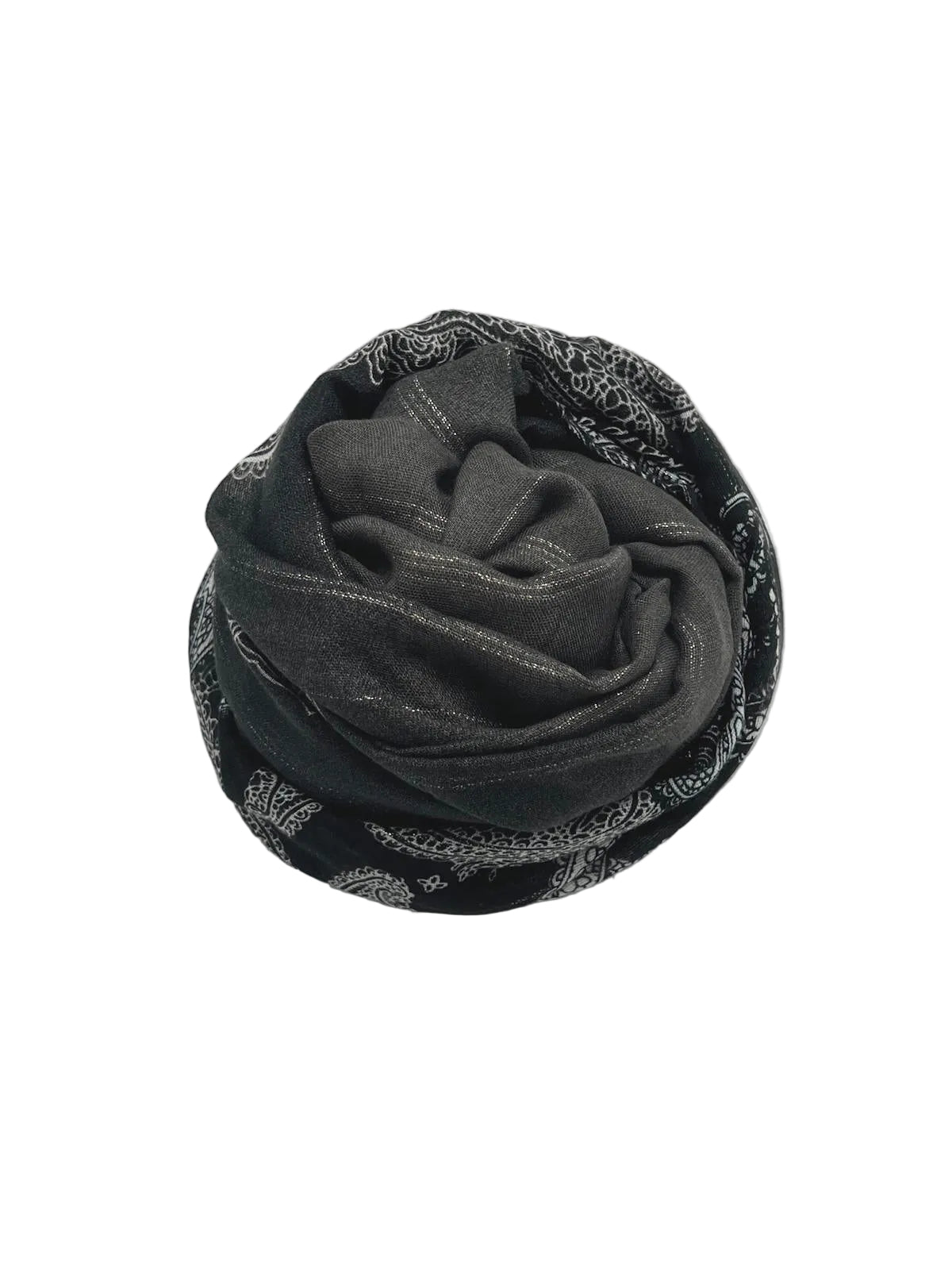 Christmas Gift for Her | Lightweight Autumn Scarf with Gold Shimmer, art. 252303