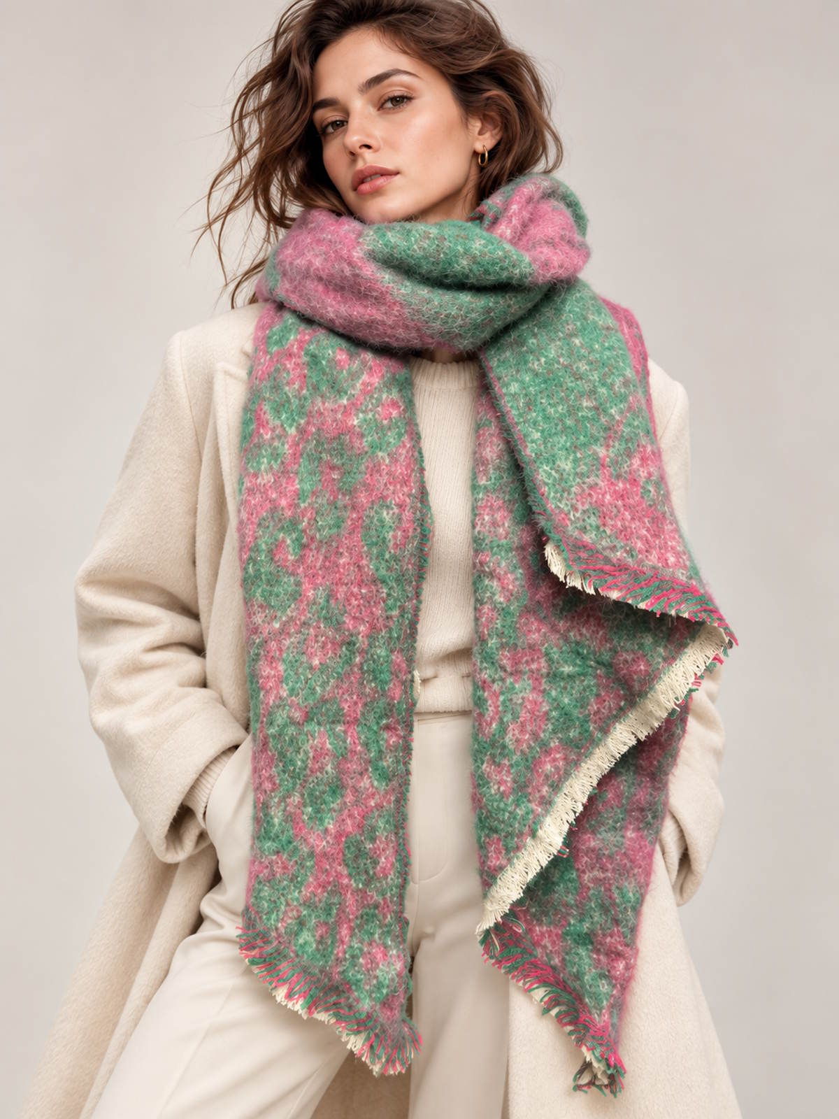 Christmas Gift | Soft Winter Scarf Cashmere-Like Feel, art. 252802