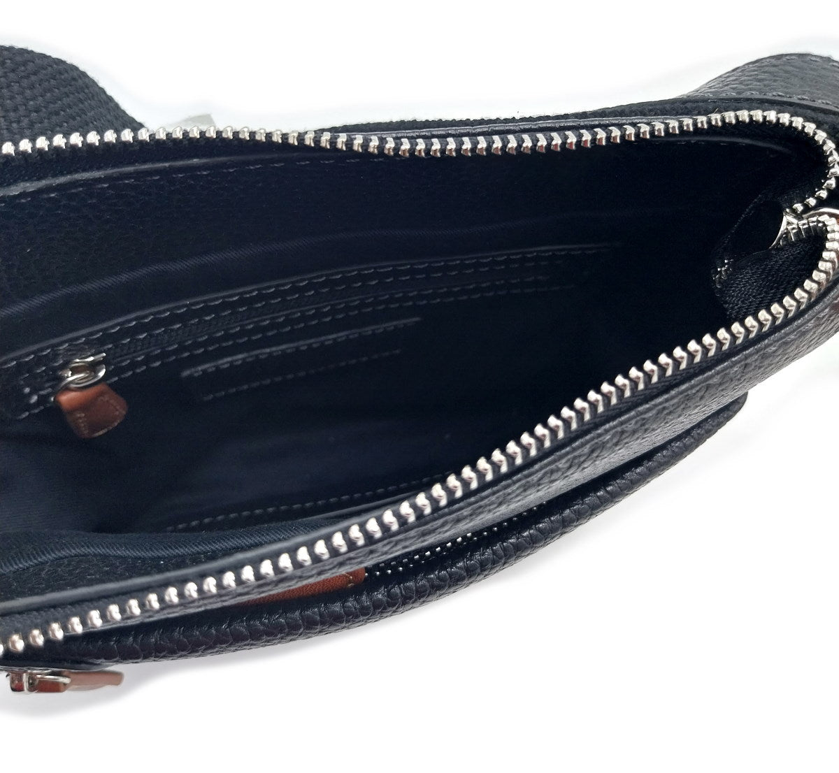 Genuine leather shoulder bag, for men, art. DO4808