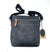Genuine leather shoulder bag, for men, art. DO4804