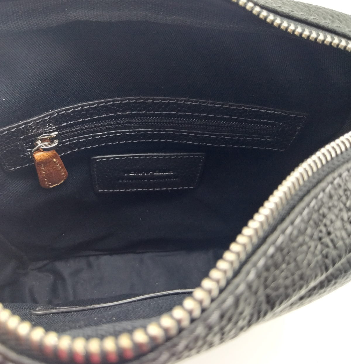 Genuine leather shoulder bag, for men, art. DO4807