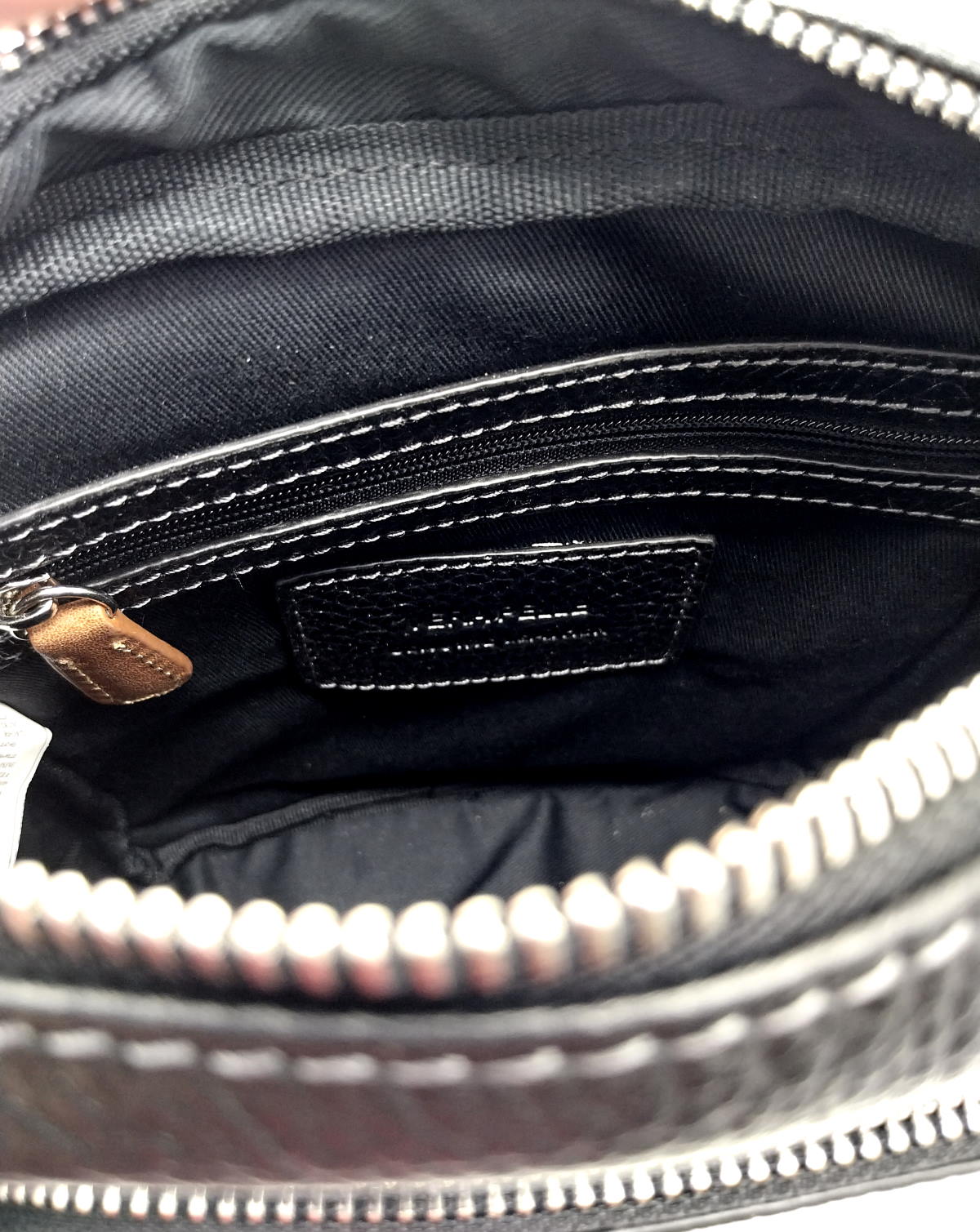 Genuine leather shoulder bag, for men, art. DO4812