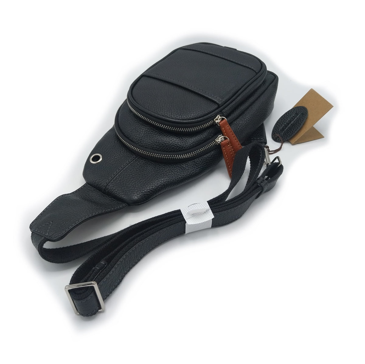 Geniune leather crossbody bag, for men, art. DO4817