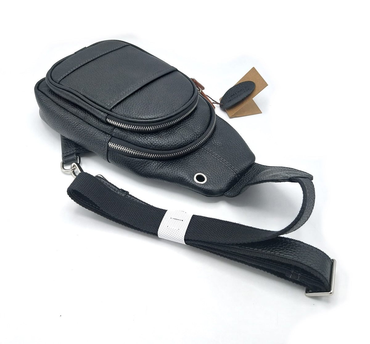 Geniune leather crossbody bag, for men, art. DO4817