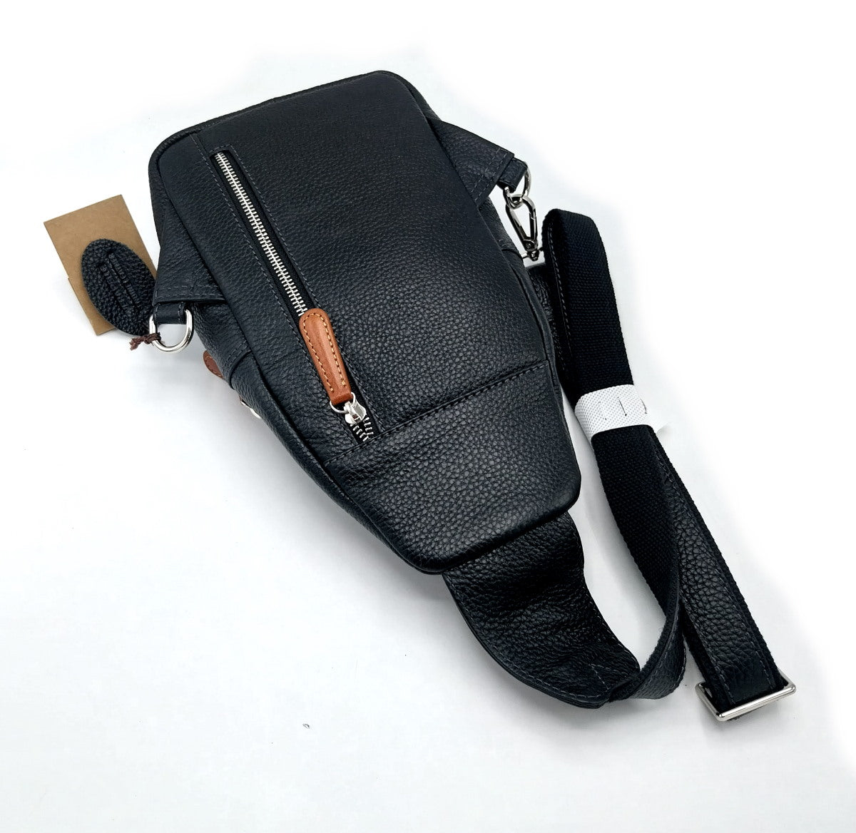 Geniune leather crossbody bag, for men, art. DO4817