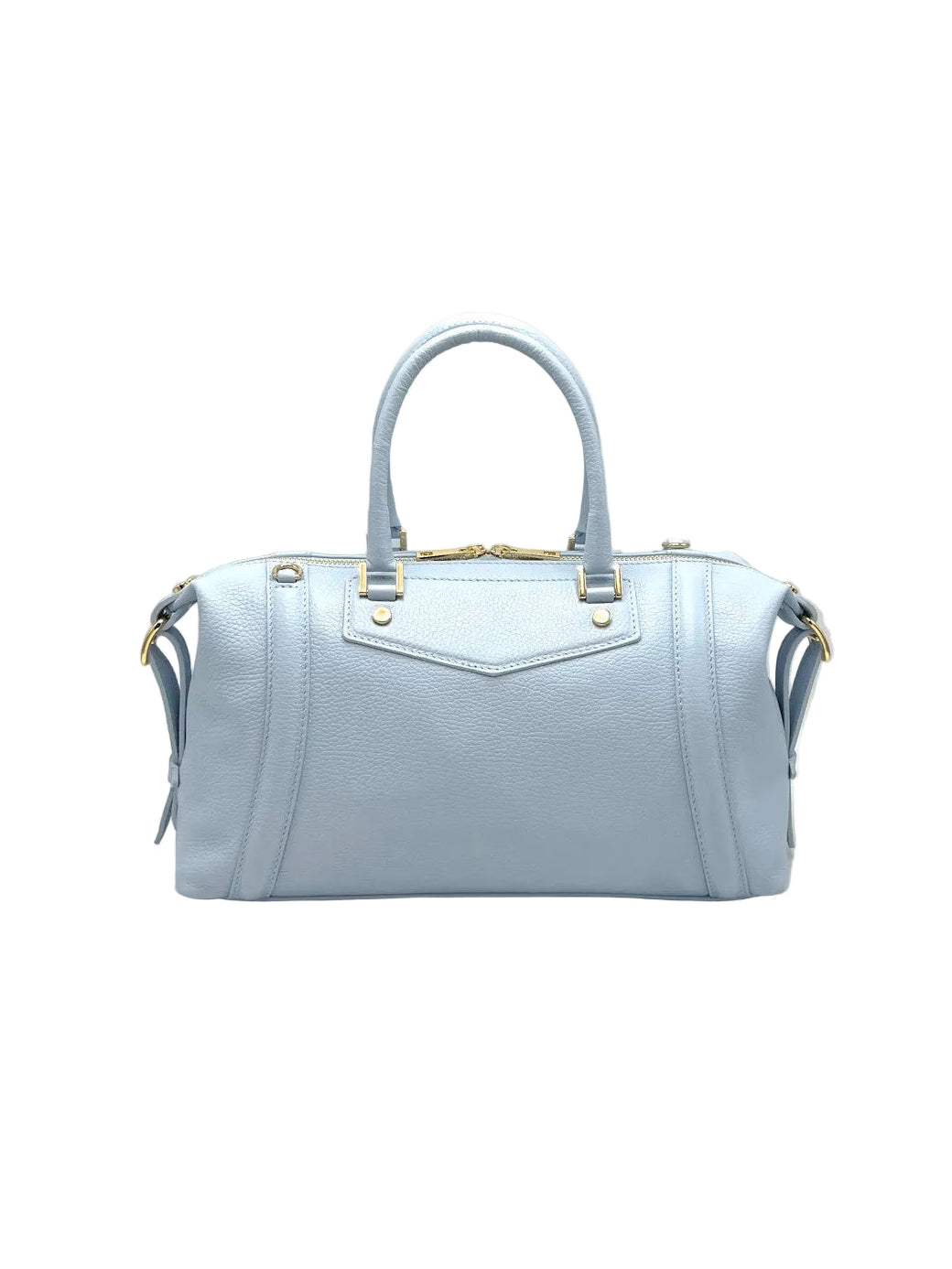Women’s Genuine Leather Boston Bag with Adjustable Crossbody Strap, Made in Italy, art. 112677New