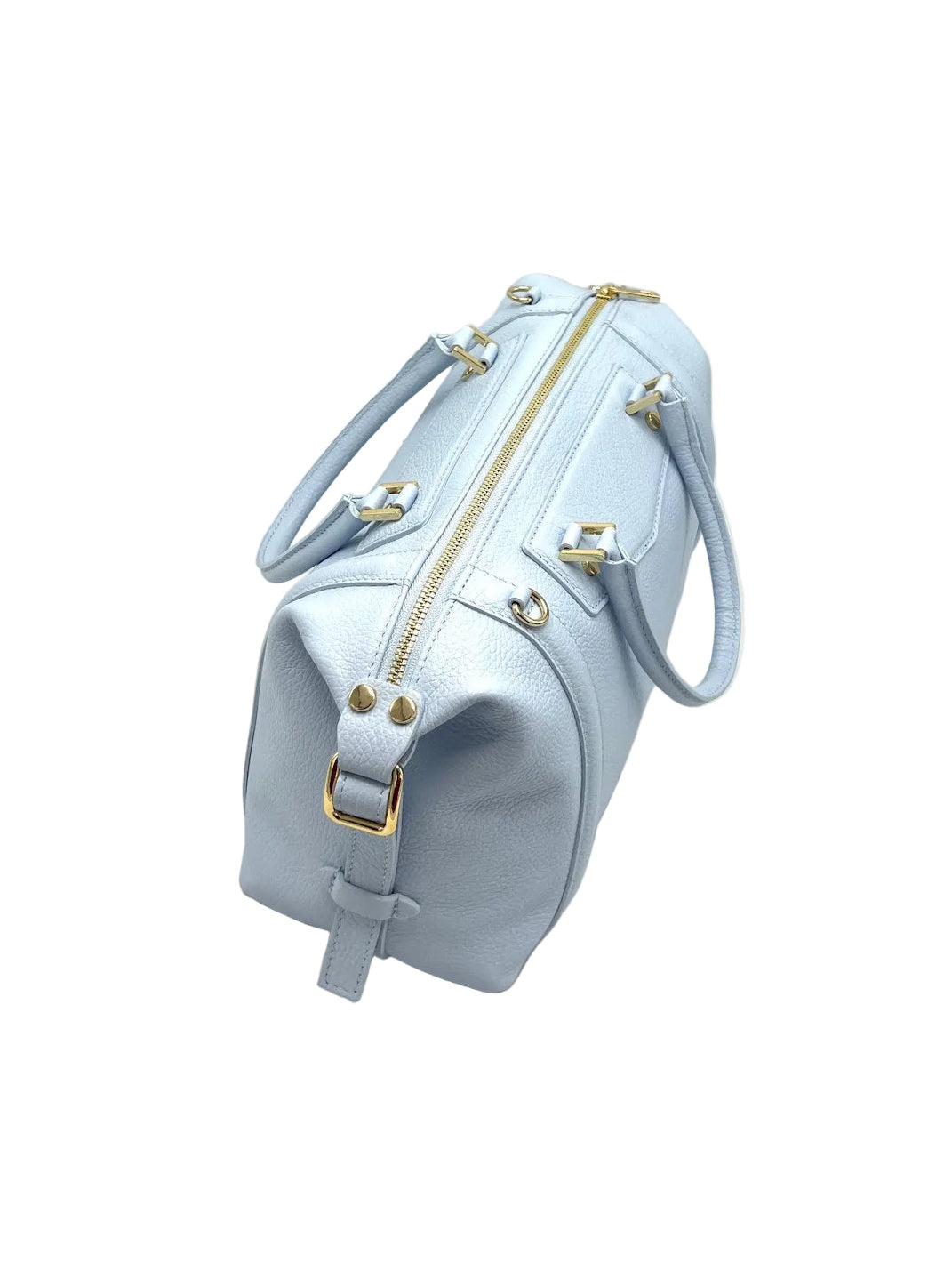 Women’s Genuine Leather Boston Bag with Adjustable Crossbody Strap, Made in Italy, art. 112677New