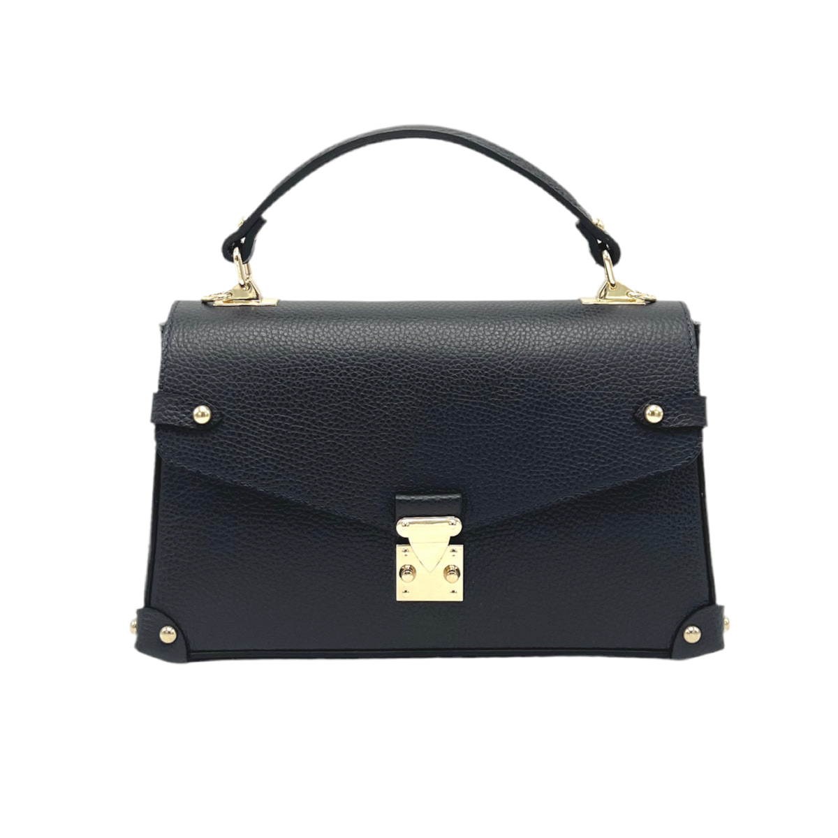 Genuine leather shoulder bag, Made in Italy, art. 112639