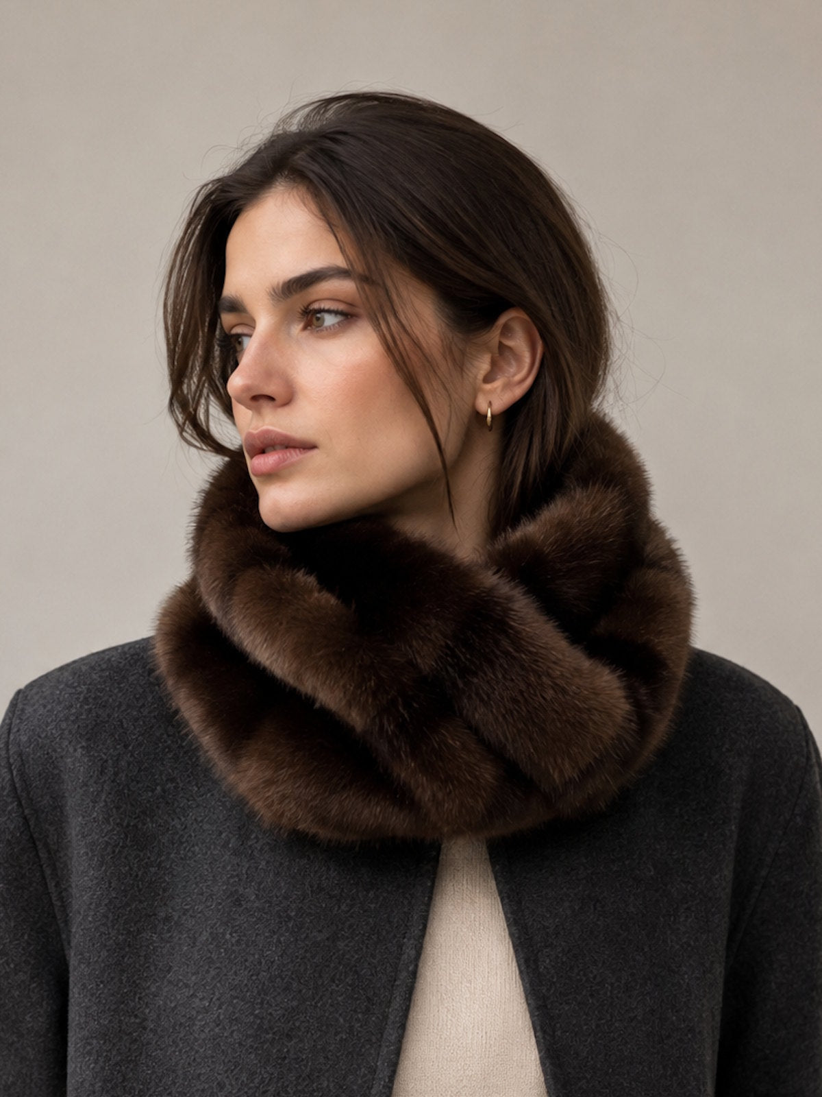 Plush Faux Fur Neck Warmer, Fall/Winter, Art. MZ-2618.532