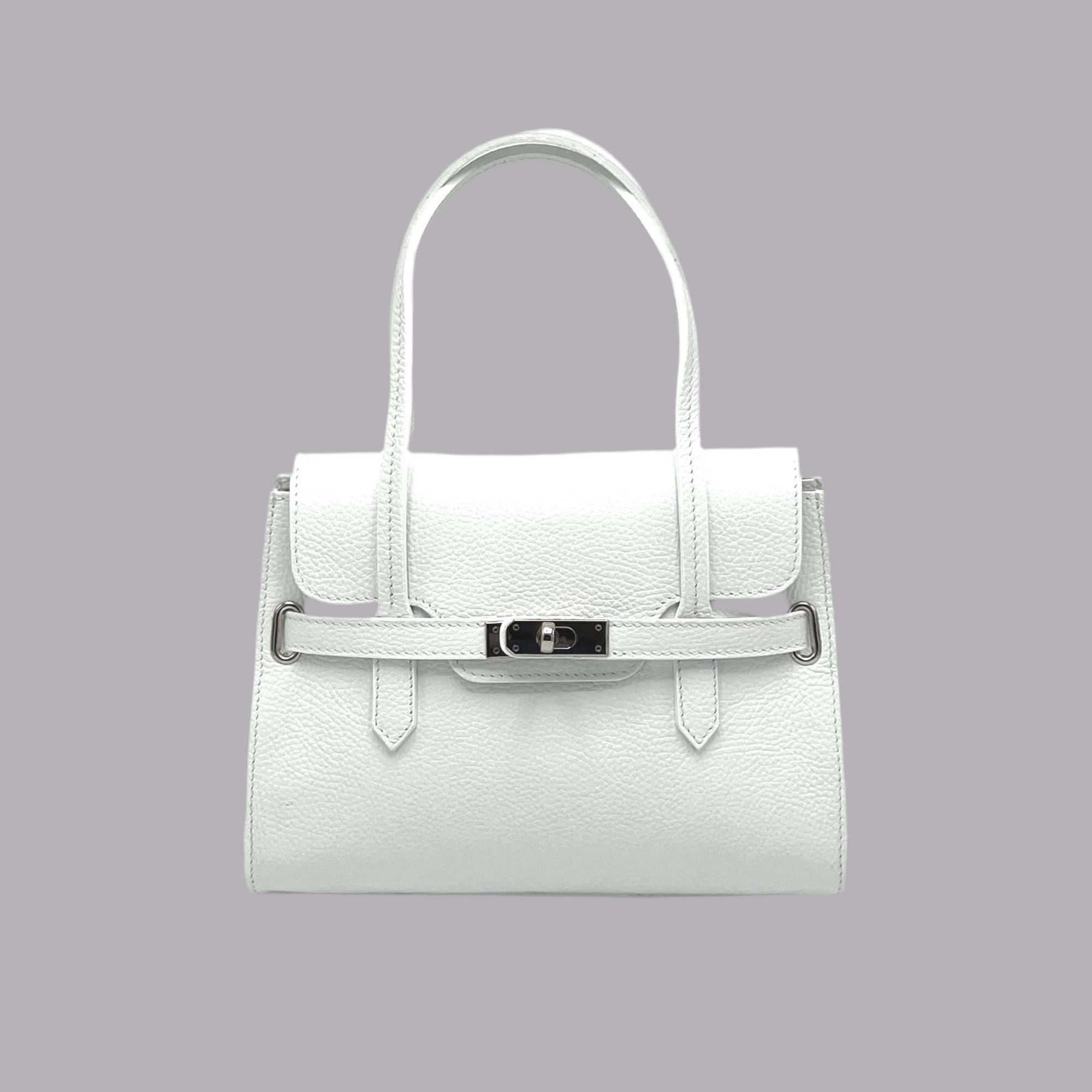 Genuine leather shoulder bag, Made in Italy, art. 112598