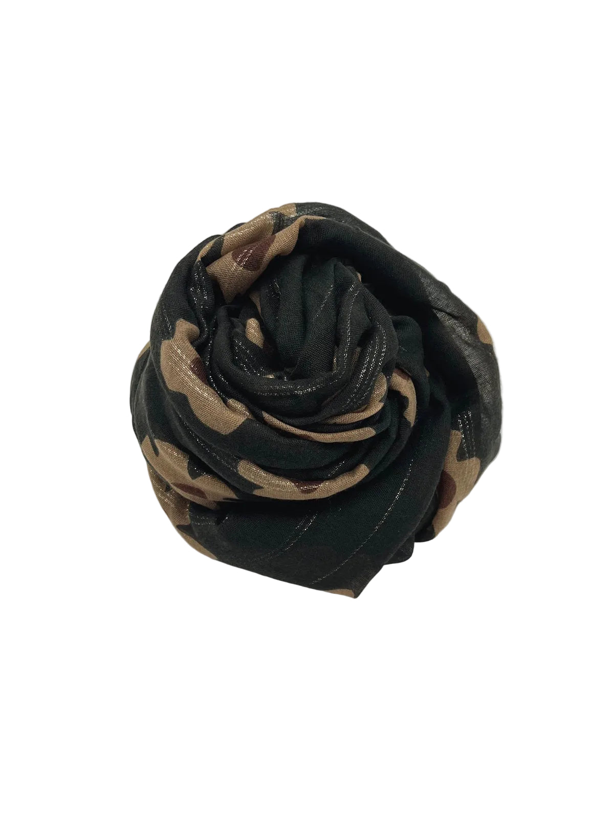 Christmas Gift for Her | Lightweight Autumn Scarf with Gold Shimmer, art. 252304