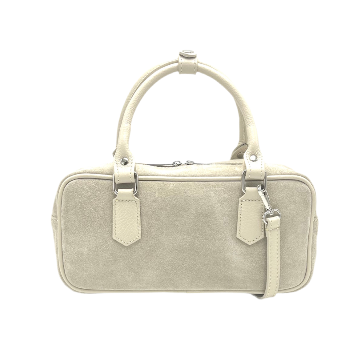 Suede leather shoulder bag, Made in Italy, art. 112583