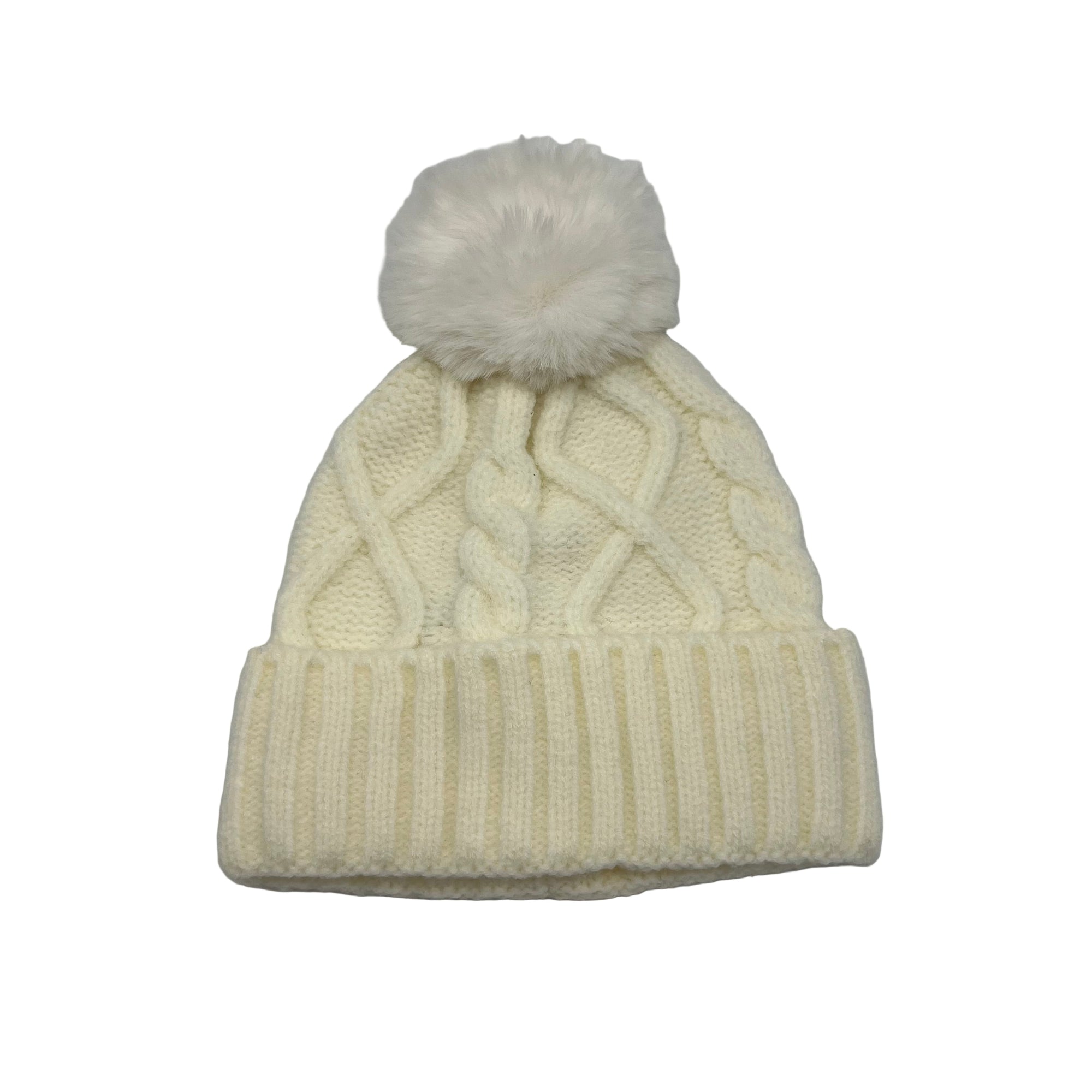 Women's knitted beanie with gift bag, Coveri Collection, art. 253424