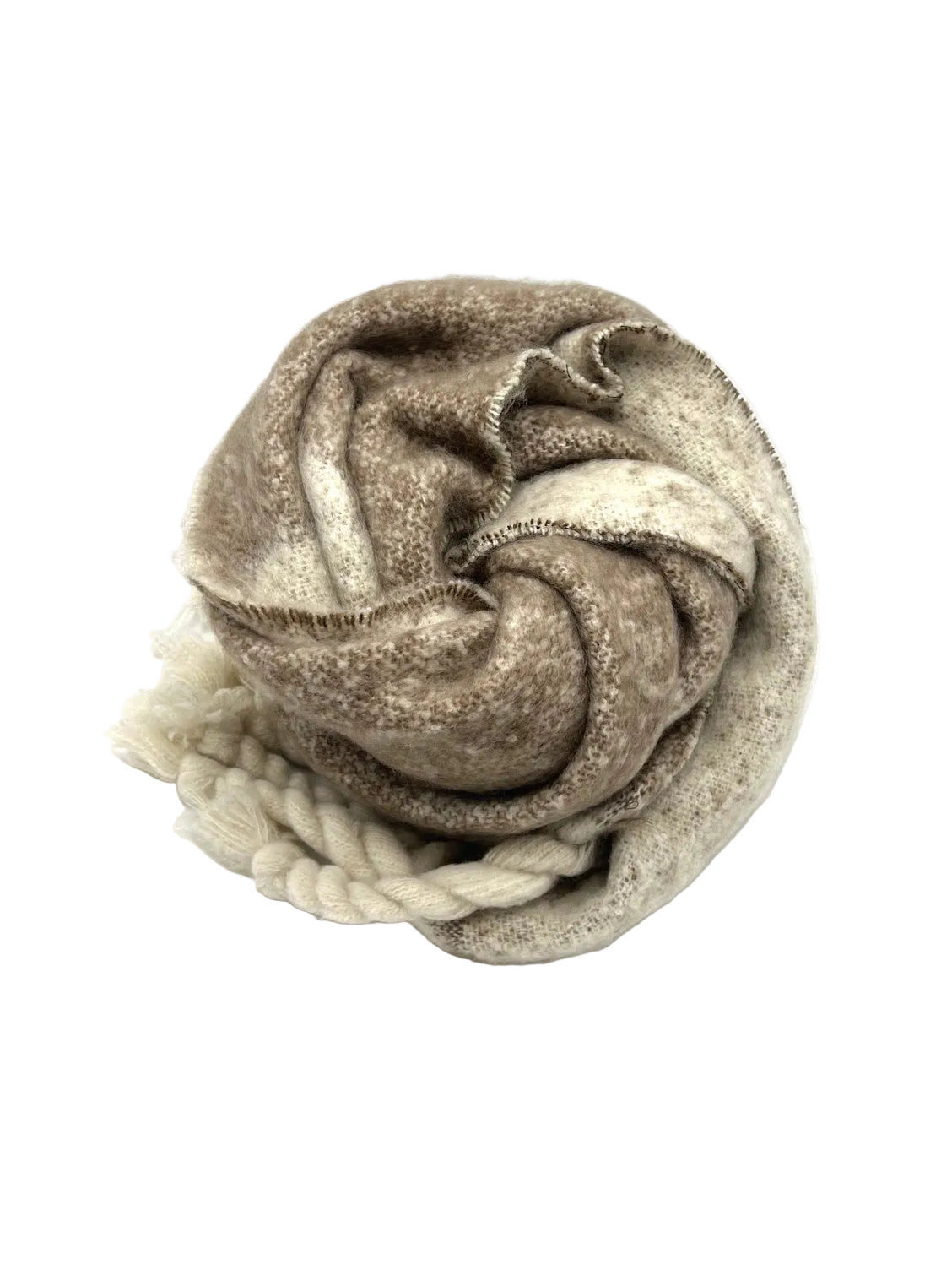 Christmas Gift for Her | Warm Fringed Flower Scarf with Gift Box, art. 263014C