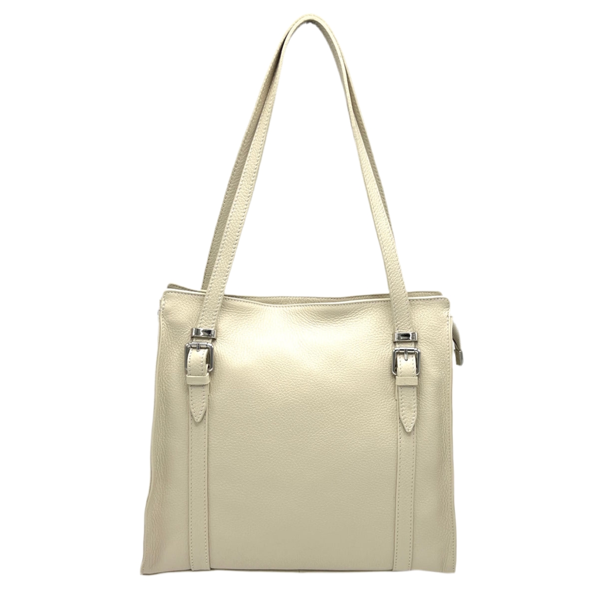 Genuine leather tote bag, Made in Italy,  art. 112579