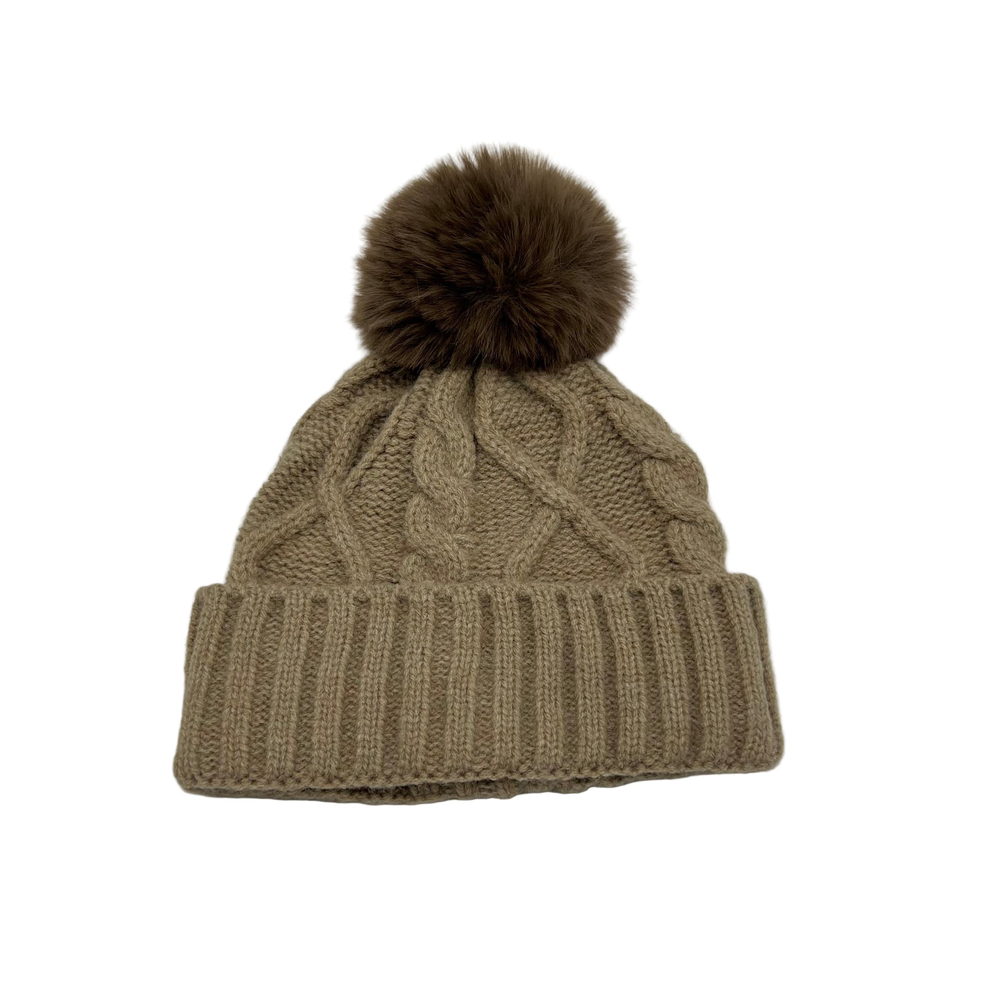 Women's knitted beanie with gift bag, Coveri Collection, art. 253424