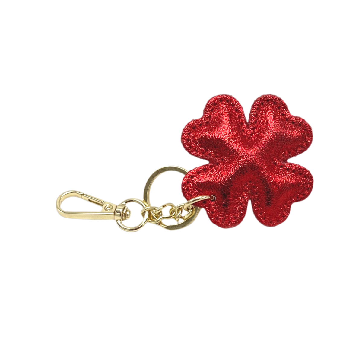 Genuine leather key chain, Lucky leaf, art. PO04LA