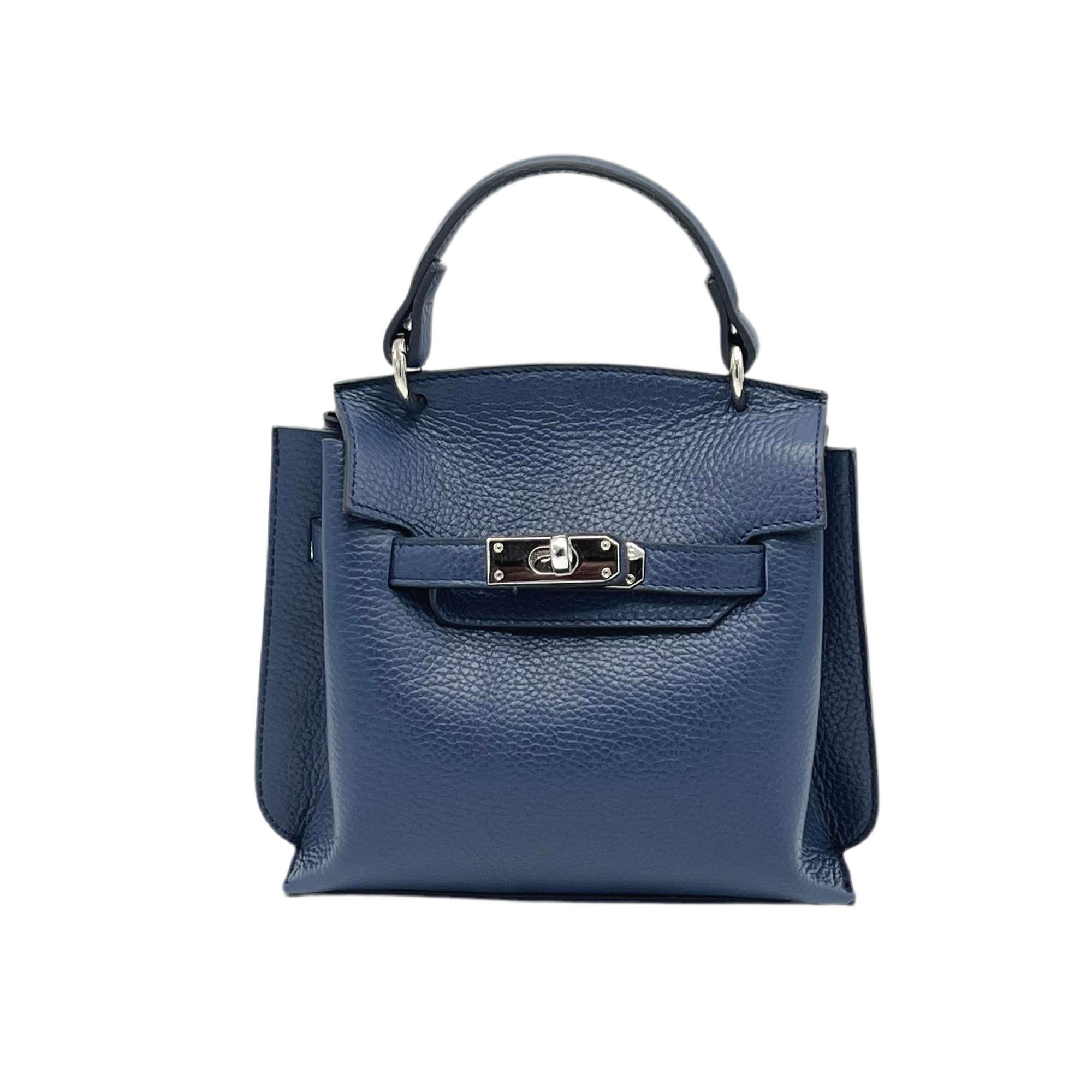 Genuine leather shoulder bag, Made in Italy, art. 112584