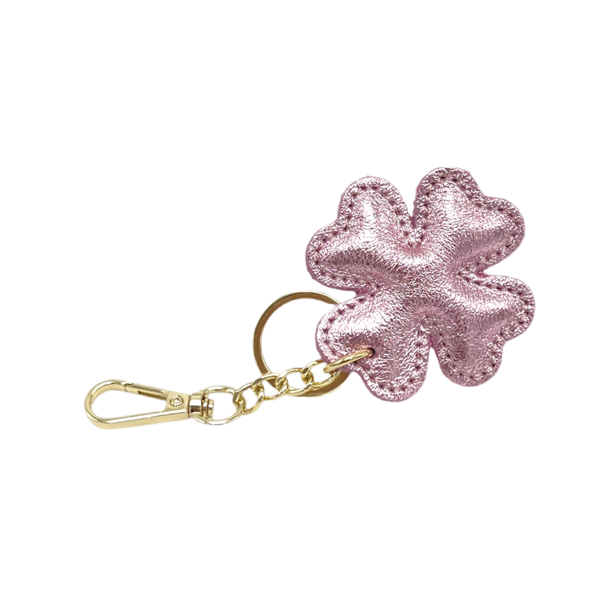 Genuine leather key chain, Lucky leaf, art. PO04LA