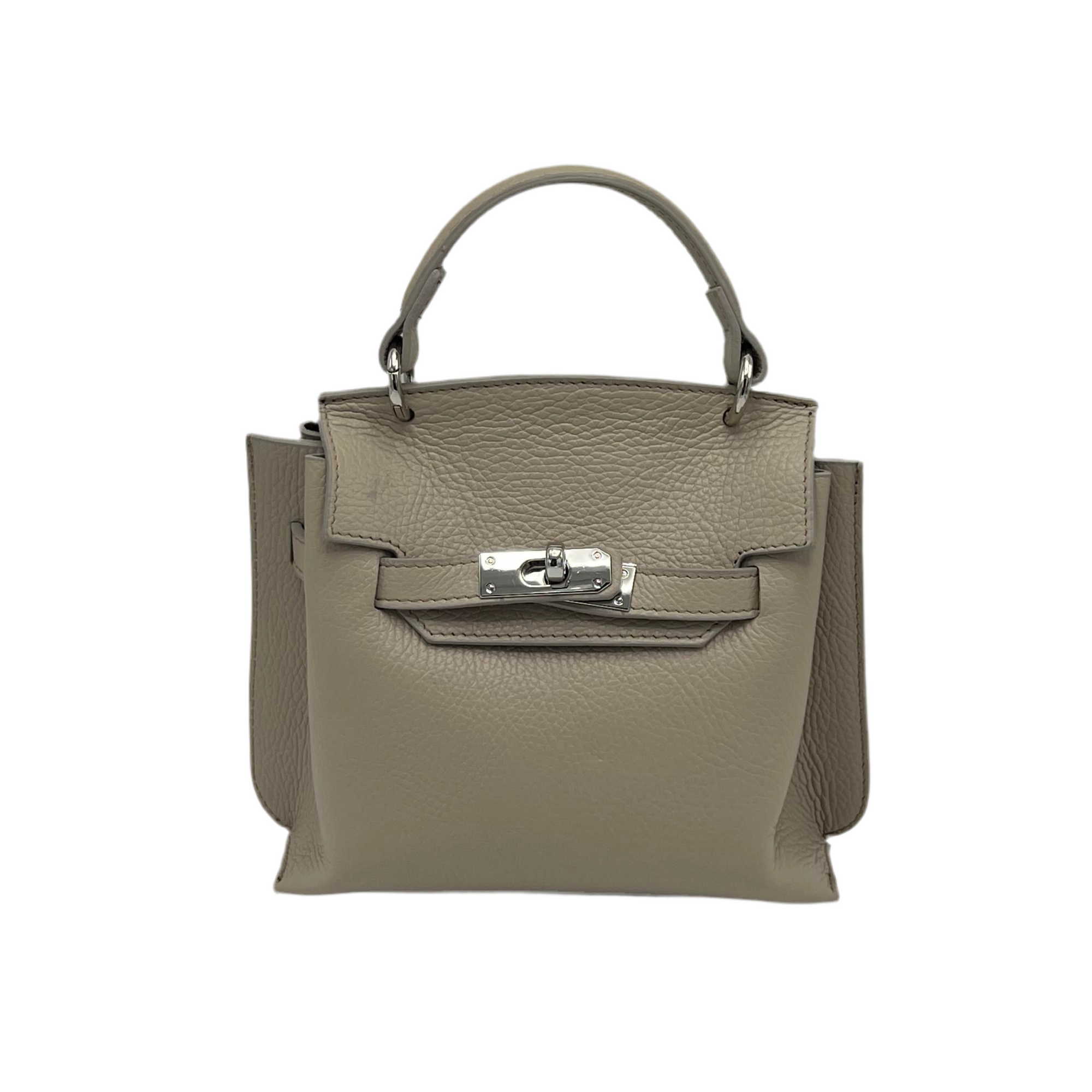 Genuine leather shoulder bag, Made in Italy, art. 112584