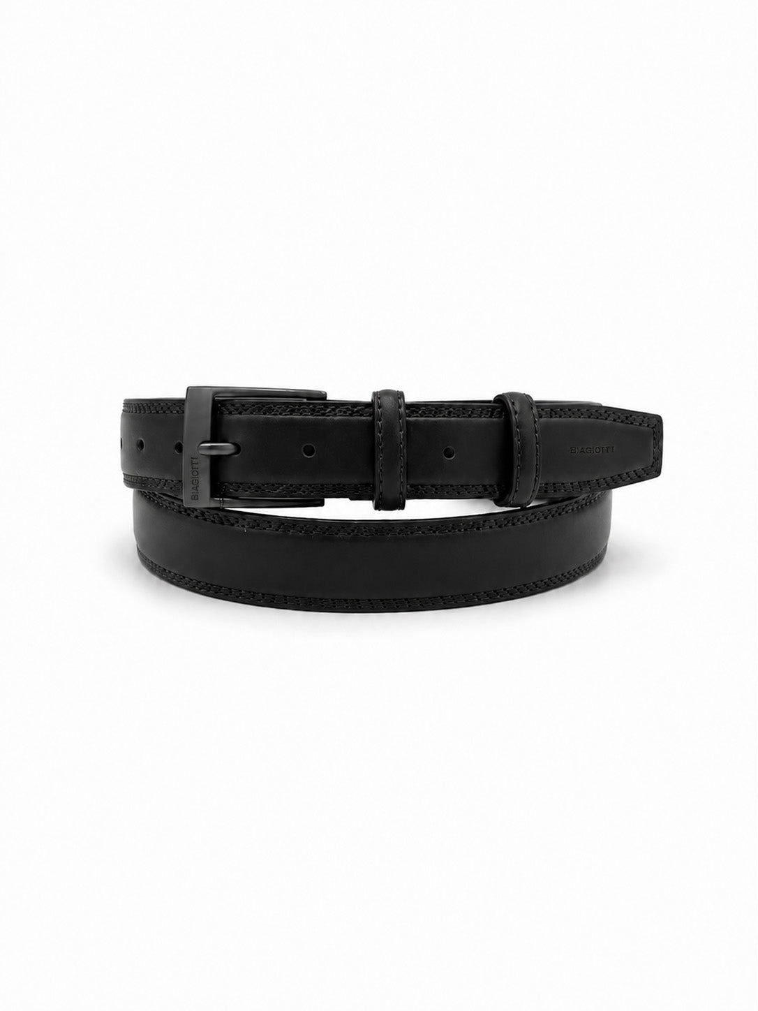 Classic Men's Business Belt with Triple-Row Stitching | BIAGIOTTI Uomo | Art. CLB600-007.290