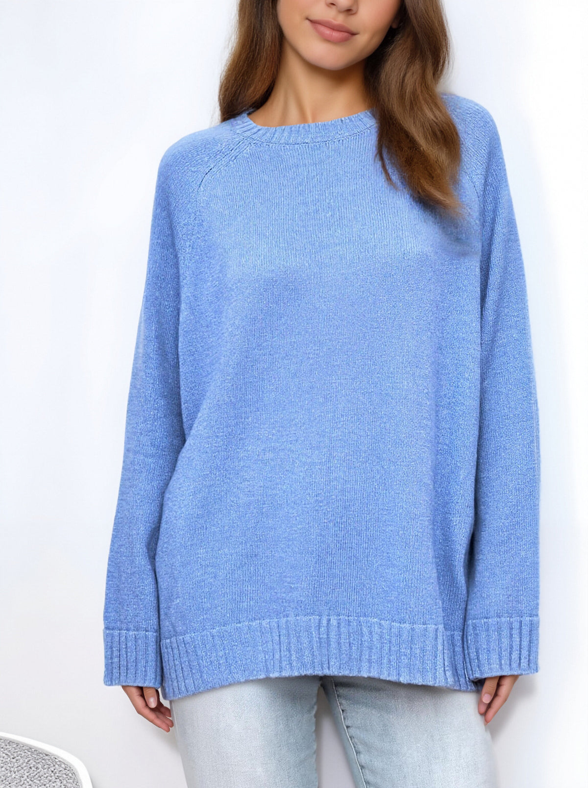 Maglione girocollo in misto cashmere, art. 8030