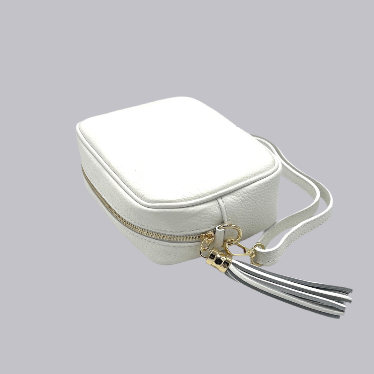 Genuine leather shoulder bag, for women, made in Italy, art. 112437