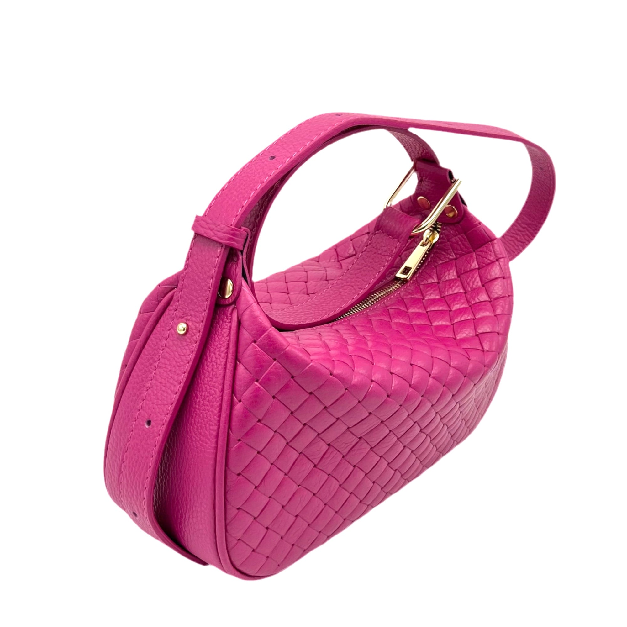 Genuine leather shoulder bag, Made in Italy, art. 112582