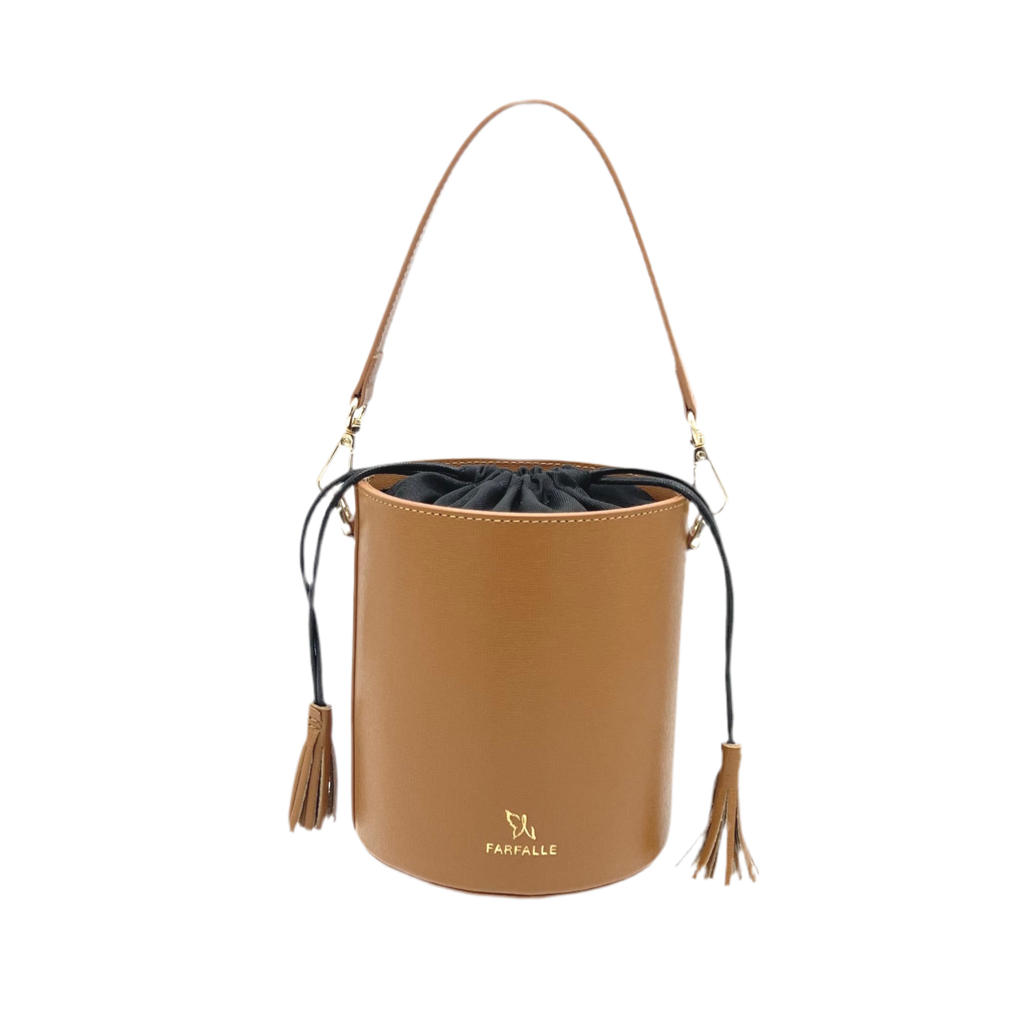 Genuine leather bucket bag, Made in Italy, art. 112613