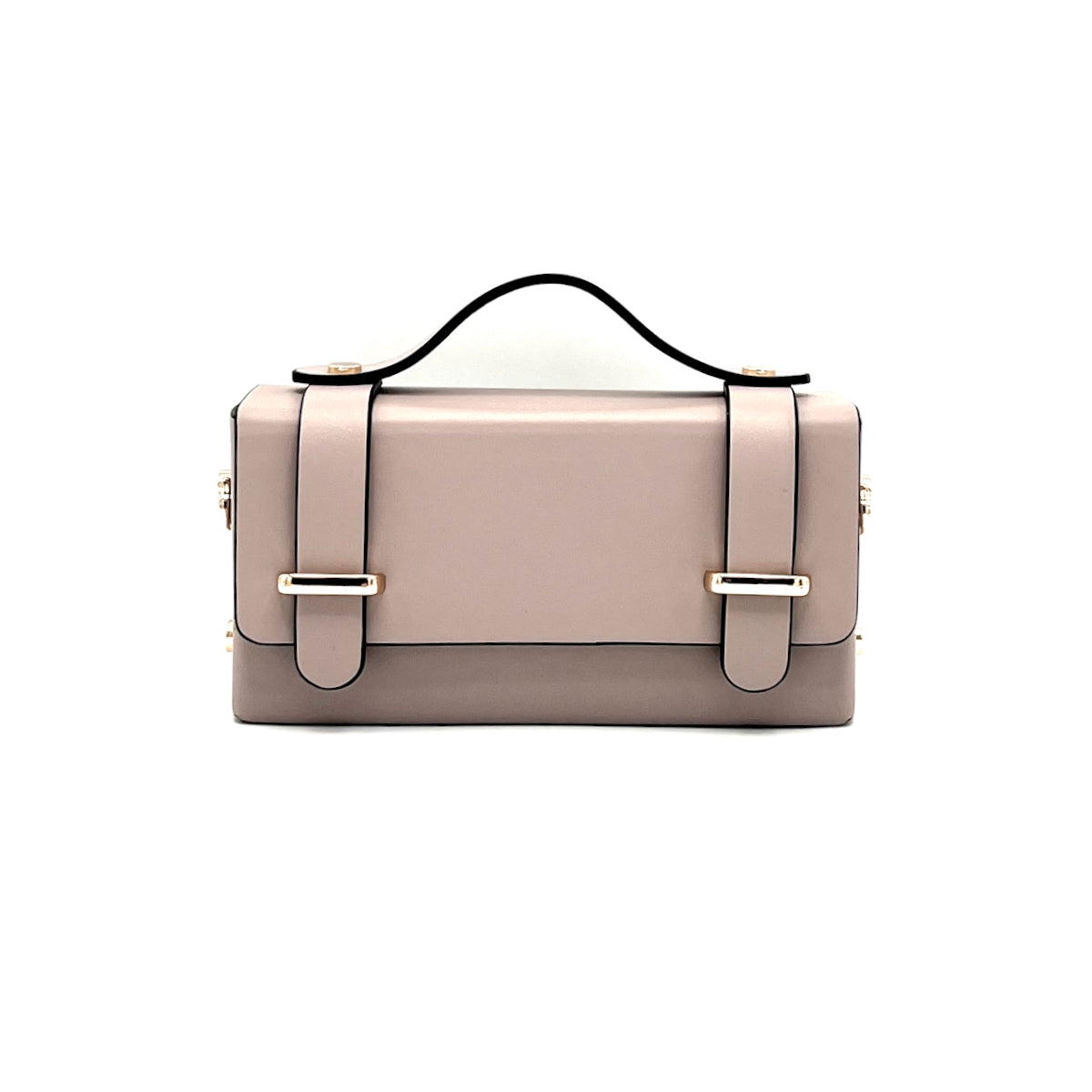 Genuine leather mini clutch bag with chain, Made in Italy, art. 112591