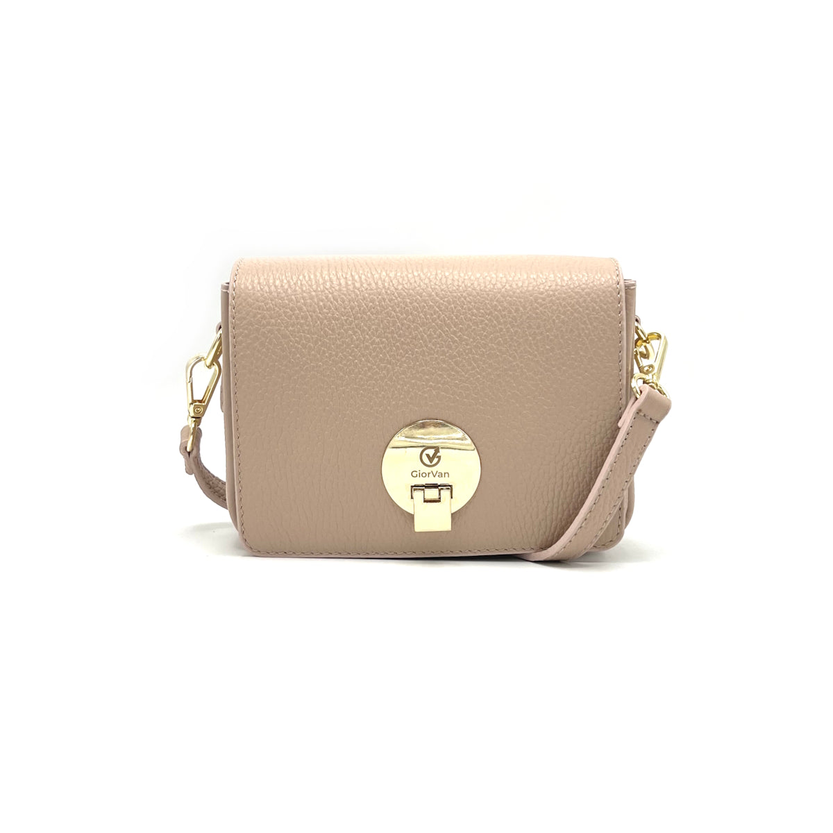 Genuine leather shoulder bag, Made in Italy, art. 112438GV