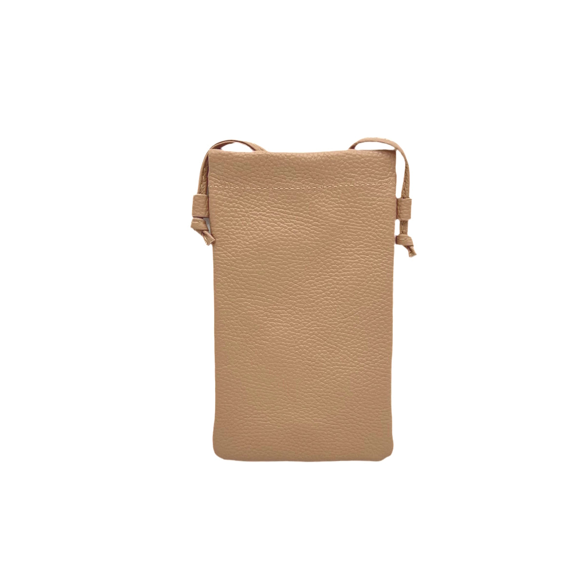 Genuine leather crossbody phone bag, Made in Italy, art. 112628