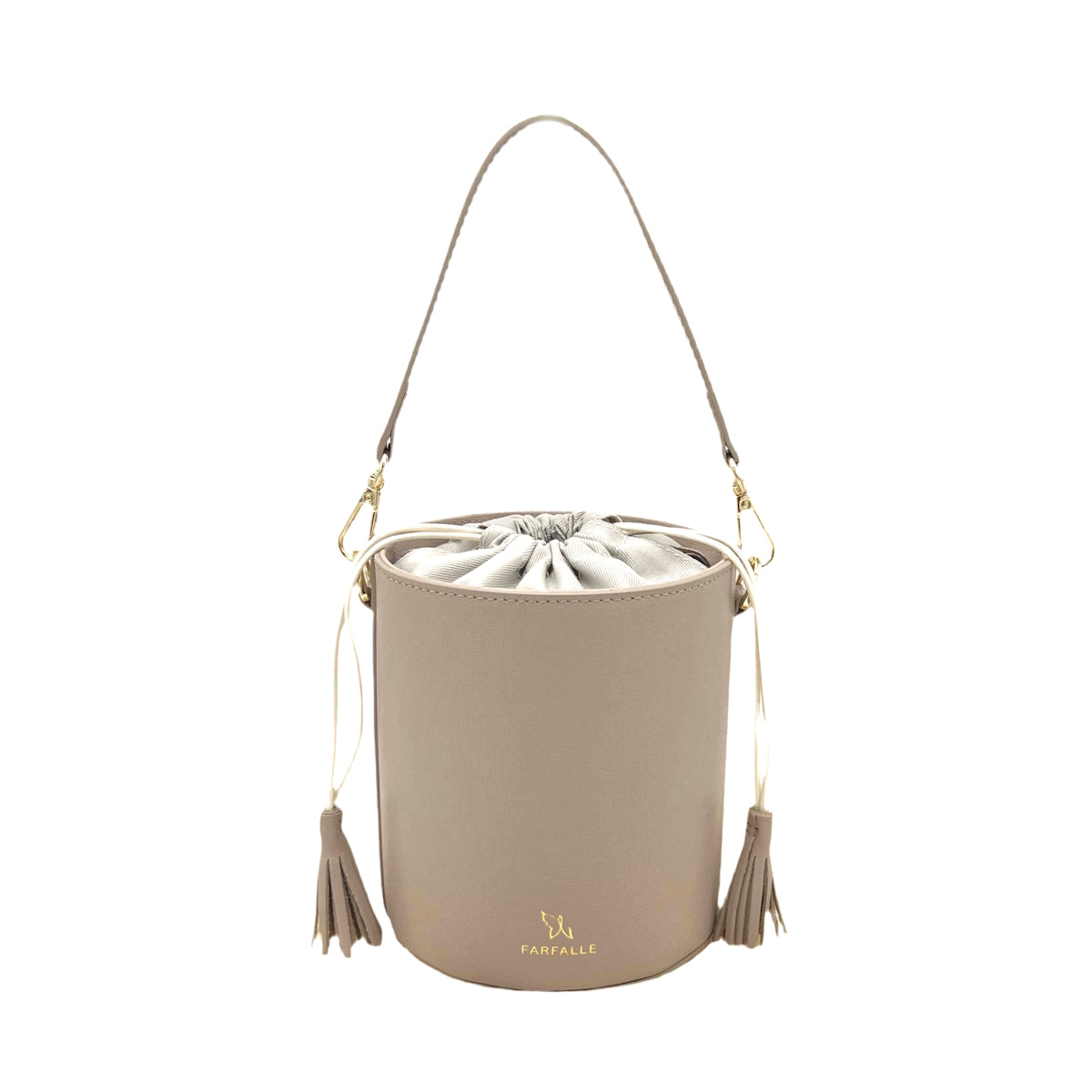 Genuine leather bucket bag, Made in Italy, art. 112613