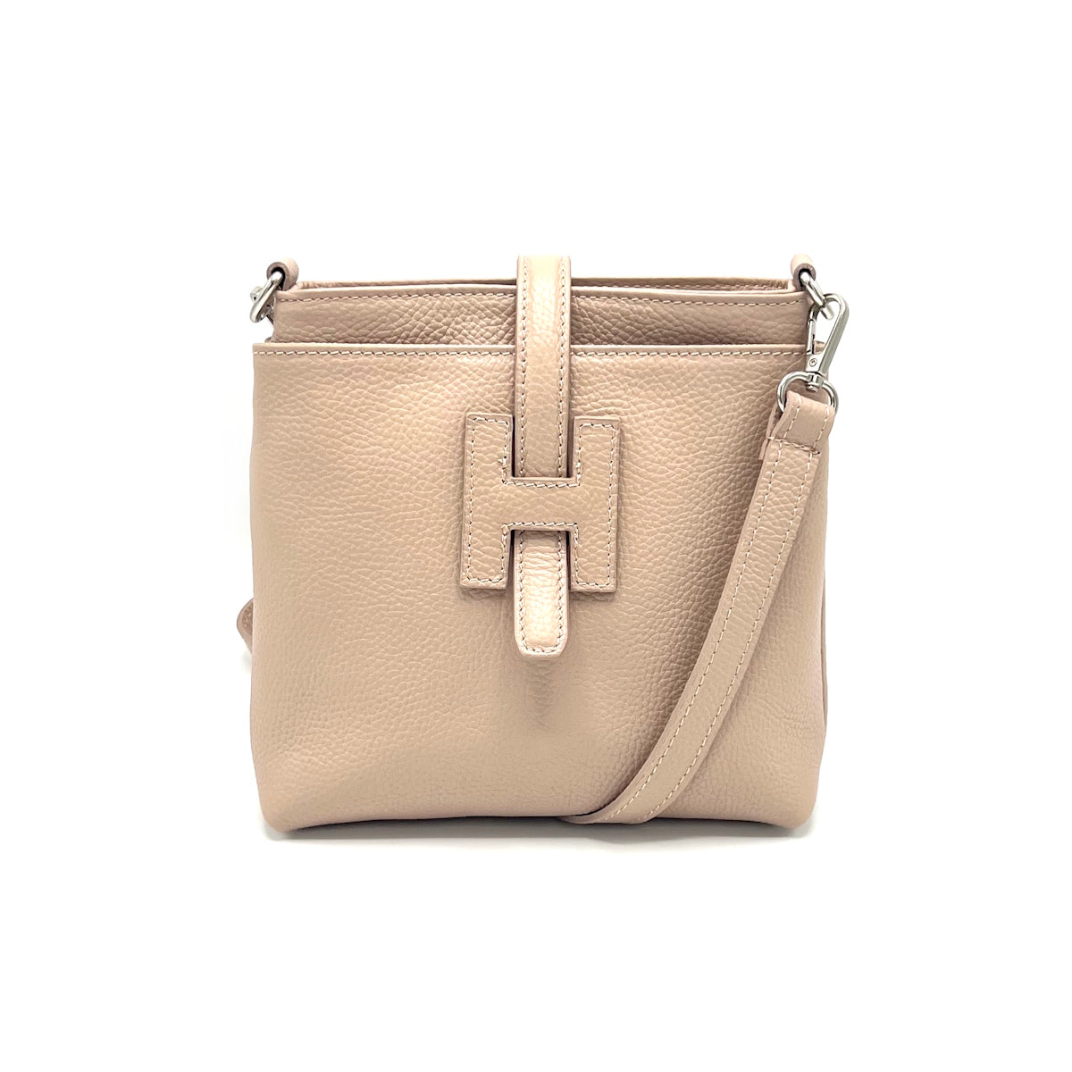 Summer collection, genuine leather shoulder bag, Made in Italy, art. 112562