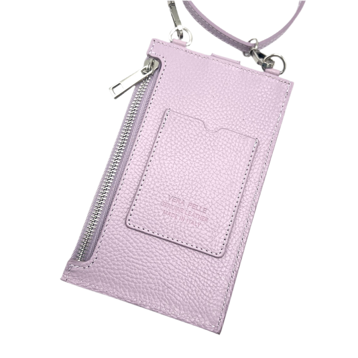 Summer collection, genuine leather phone bag, Made in Italy, art. 112560