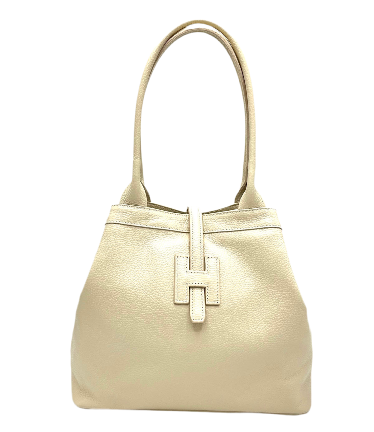 Borsa in vera pelle, misura grande, Made in Italy, art. 112477