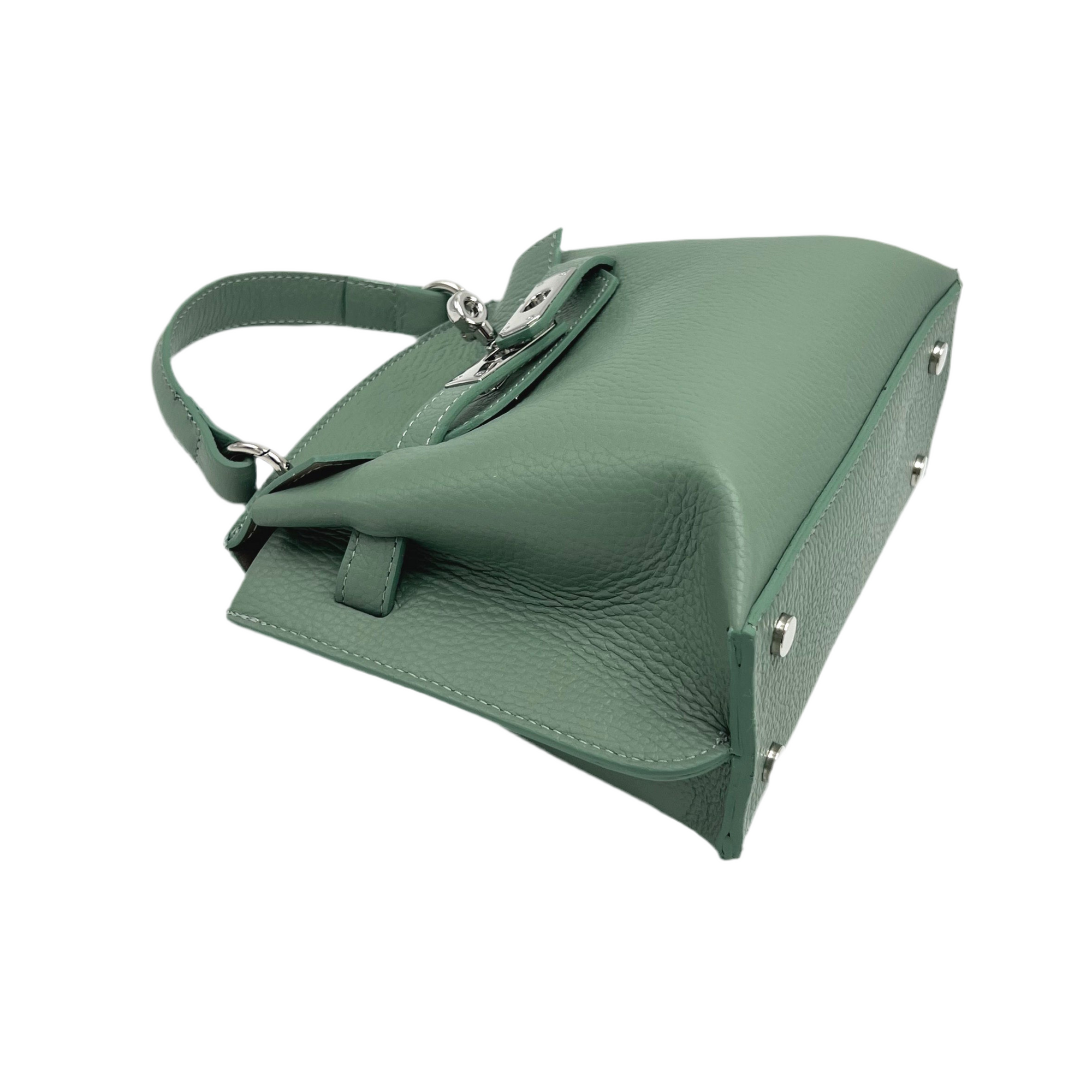 Genuine leather shoulder bag, Made in Italy, art. 112584