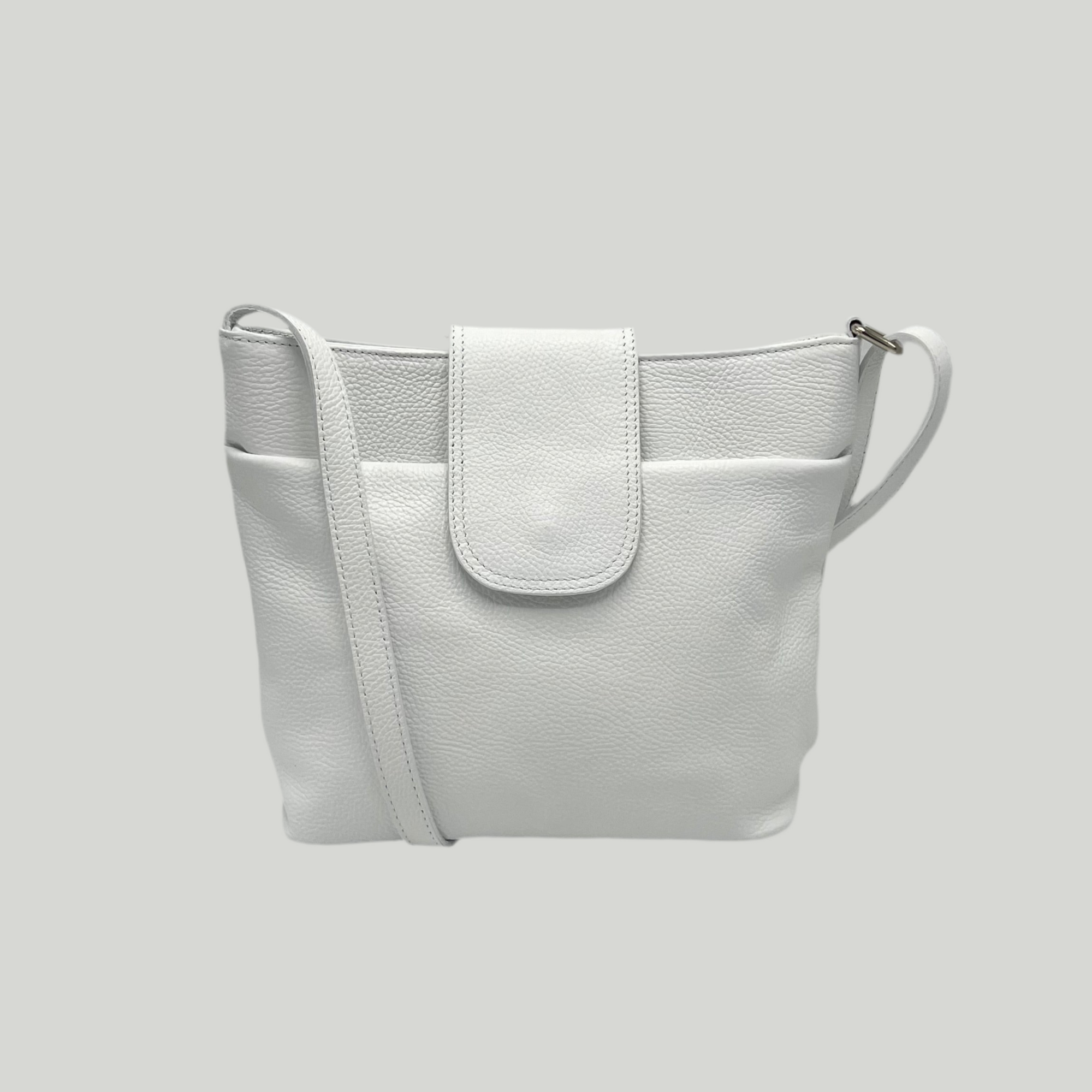 Genuine leather shoulder bag,Made in Italy, art. 112479