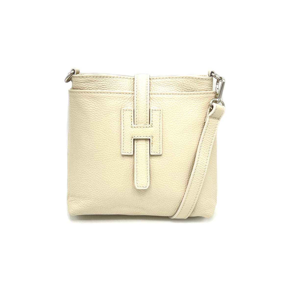 Summer collection, genuine leather shoulder bag, Made in Italy, art. 112562