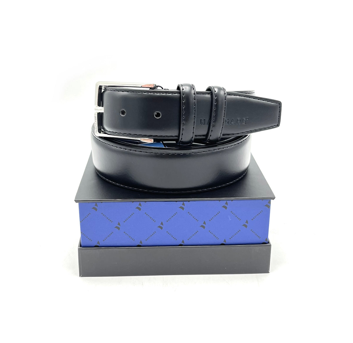 Leather belt with gift box, Navigare, art. A3070/35.062