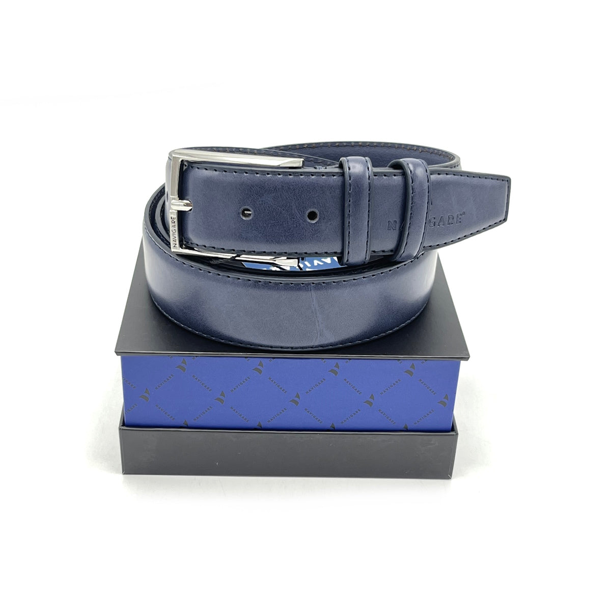 Leather belt with gift box, Navigare, art. A3070/35.062