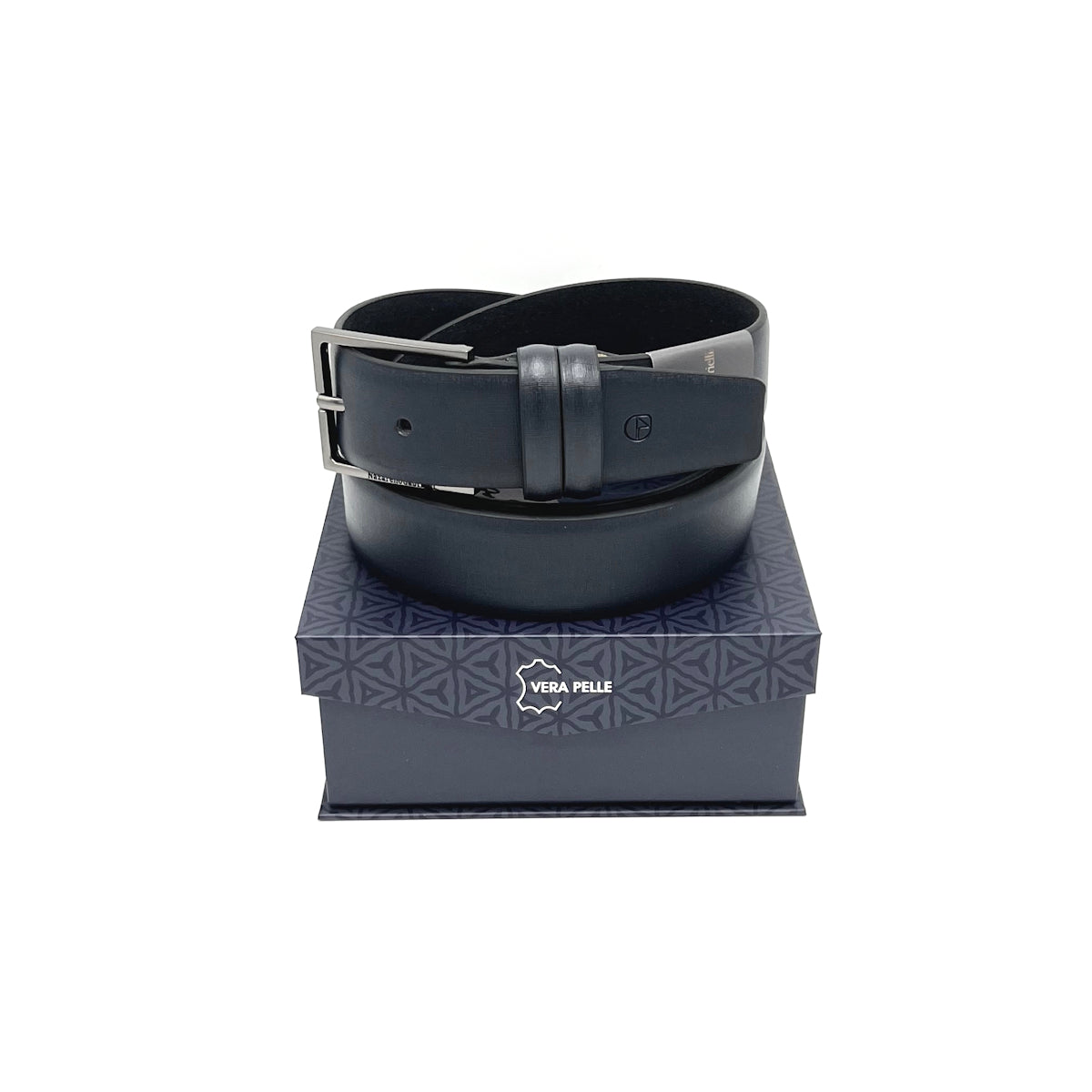 Christmas Gifts Idea, Leather Belt with Gift Box, N.Gabrielli, art. IDK978-35