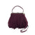 Suede leather handbag with crossbody strap, Made in Italy, art. 112652