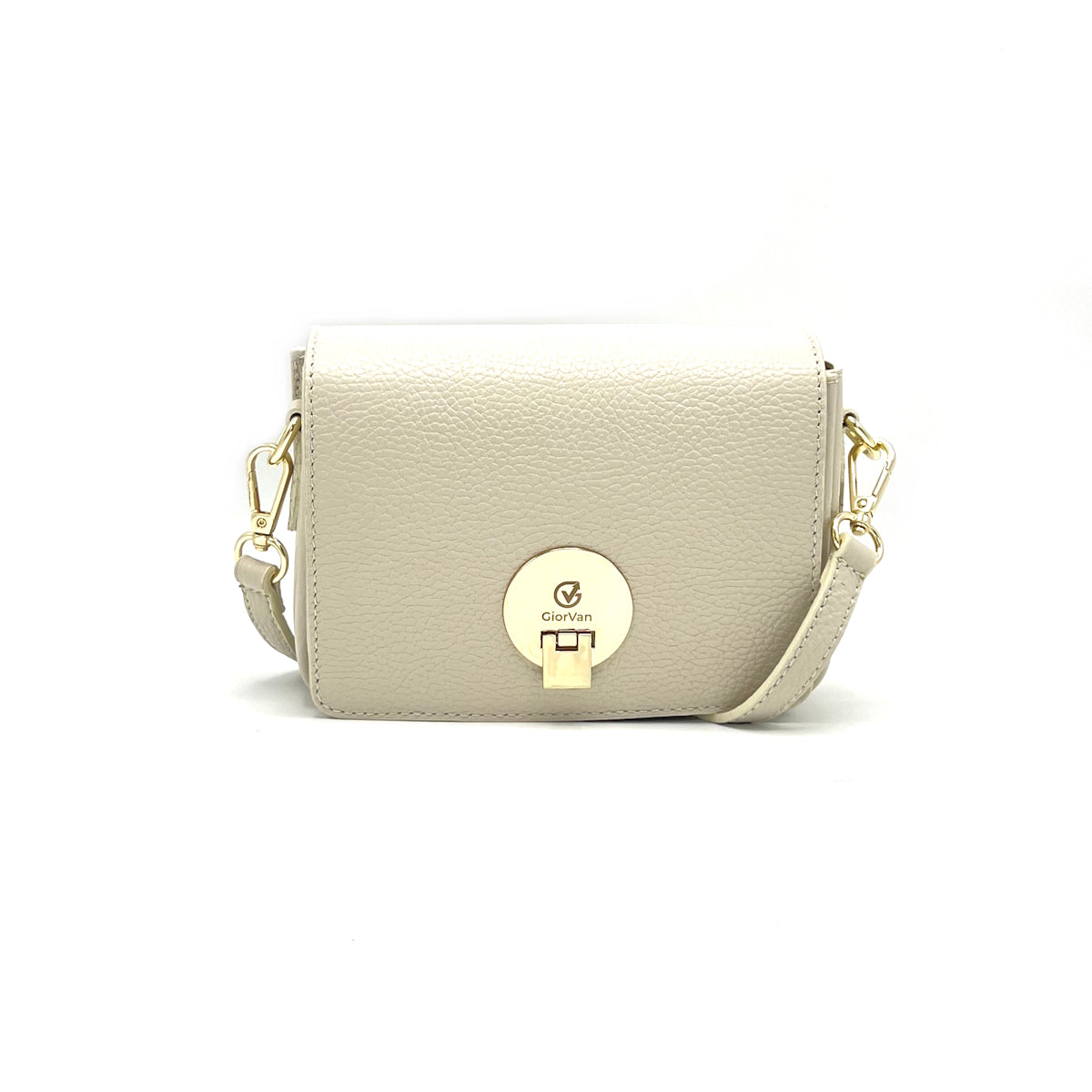 Genuine leather shoulder bag, Made in Italy, art. 112438GV