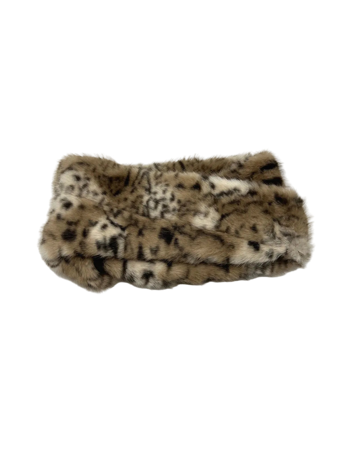 Leopard Print Plush Faux Fur Neck Warmer, Fall/Winter, Art. MZ-2628.532