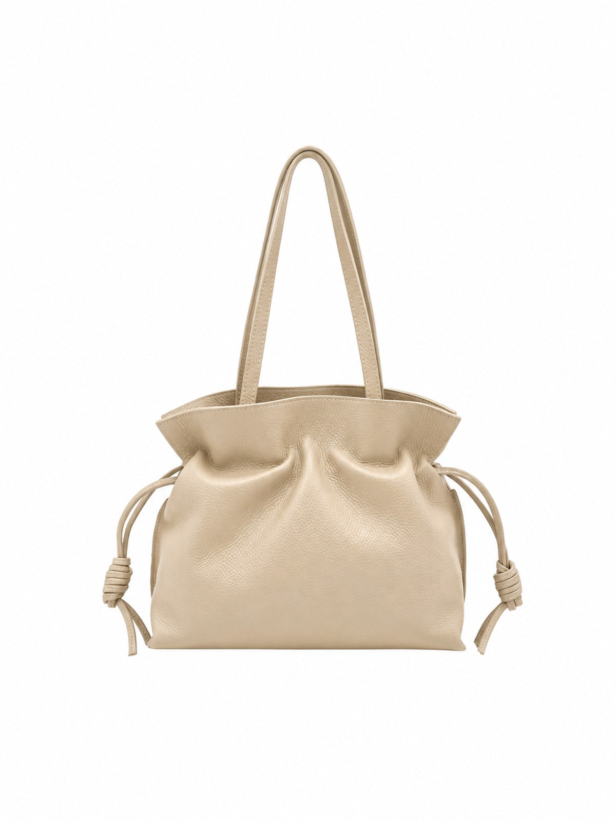 Genuine Leather Drawstring Pouch – Hand Carry & Crossbody Bag, Made in Italy, art. 112790