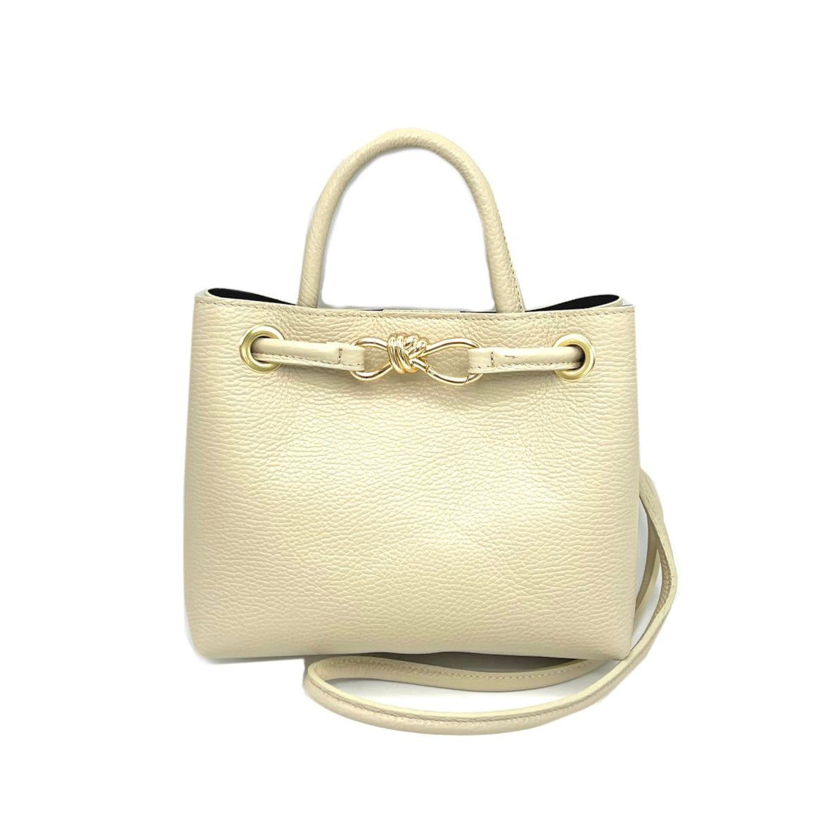 Genuine leather shoulder bag, Made in Italy, art. 112576