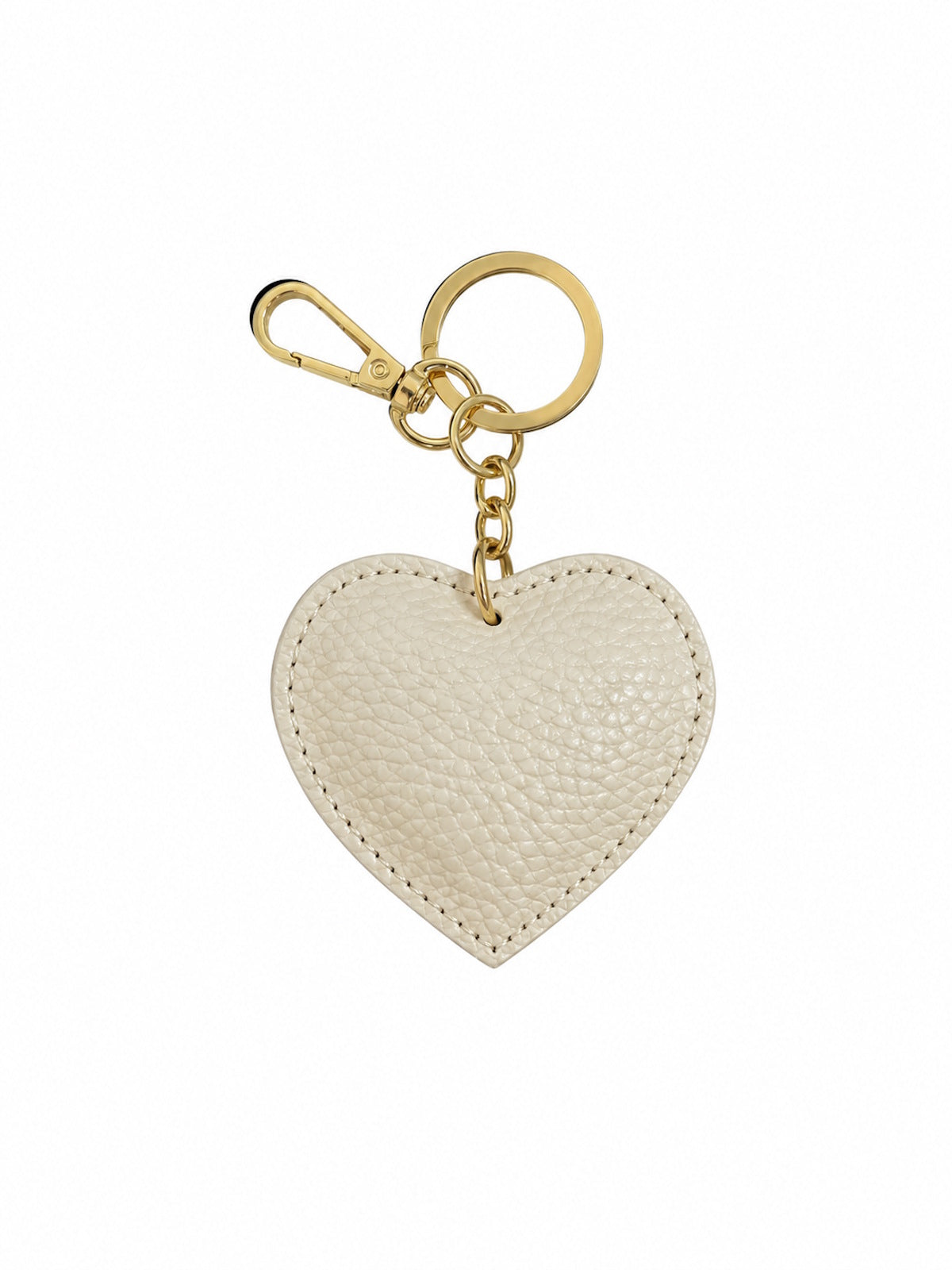 Genuine Leather Heart Keychain & Bag Charm, art. PO08