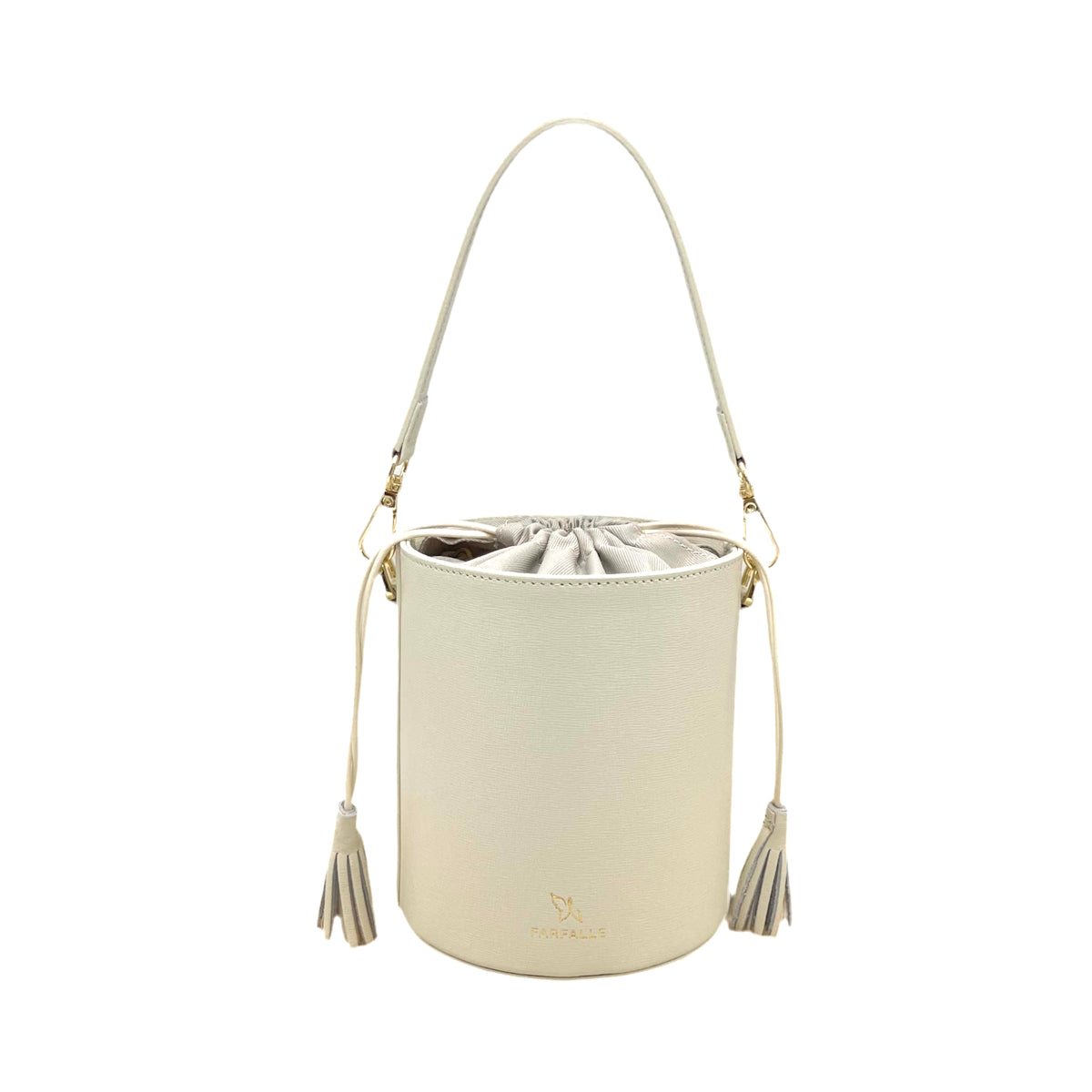 Genuine leather bucket bag, Made in Italy, art. 112613